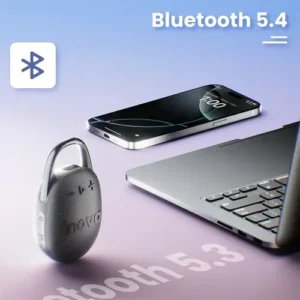 Caixa De Som Bluetooth 5.4 Portátil Potente Ip67 Com Gancho - Imagem 2
