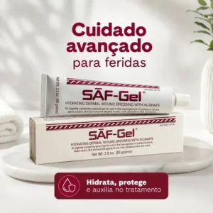 Convatec Saf Gel Pomada Hidrogel P/ Escaras Queimadura - Imagem 8