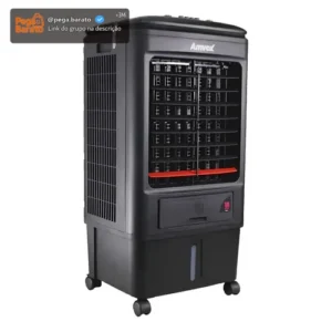 Climatizador De Ar Amvox Umidifica E Ventila 18l Preto - Imagem 1