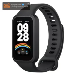 Relógio Smartwatch Smart Band 9 Active Tela 1.47 Caixa Preto Pulseira Preto - Imagem 1