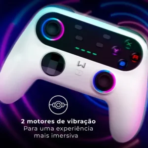 Controle Ultra Pro Bluetooth Branco Warrior - Js0092 - Imagem 2