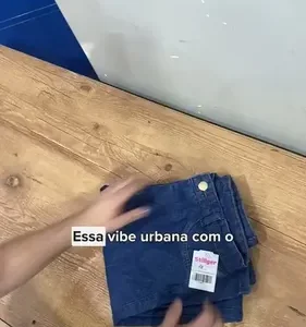Calça Jeans Wide Leg Feminina Cintura Alta Sem Lycra Stillge - Imagem 11