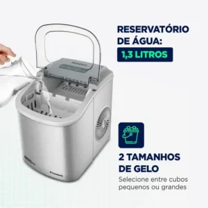Máquina de Gelo Turbo Ice Premium, Mondial, 120W - MG-12-GI - Imagem 4