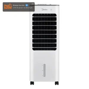 Climatizador de Ar Frio Branco e Cinza 5l Midea - Imagem 1