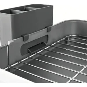 Escorredor Louça Tramontina Inox C/ Porta Talher Removível Cor Grafite - Imagem 5