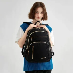 Senhora Mochila Dois Ombro Impermeável Mochila Escolar - Imagem 8