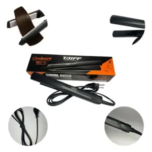 Chapinha Prancha Taiff Cerâmica Preta 110v/220v Bivolt Nf - Imagem 3