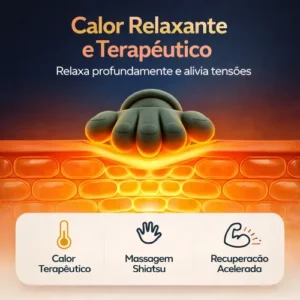 Massageador Pescoço Ombro Maozinha 3d Aquecimento Elétrico - Imagem 6