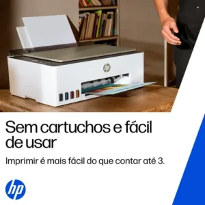 Impressora multifuncional HP Smart Tank 583 Colorida 1 USB 2.0 de alta velocidade (dispositivo); 1 porta Wi-Fi 802.11b/g/n; 1 Wi-Fi Direct -100 a 240 VCA - Imagem 6