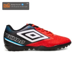 Chuteira Society Masculina Umbro Grama Sintética Techno Ii - Imagem 1