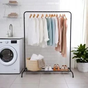 Organizador De Roupas Portátil Grande Metal P/ Quarto Closet - Imagem 12