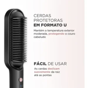 Escova Alisadora Black Rose, Mondial, 36W - EA-07 - Imagem 4