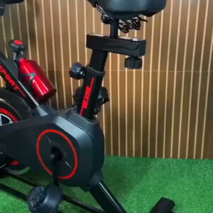Bicicleta Ergométrica Fitness Para Cardio E Musculação Com Base Cor Preto E Vermelho 6kg Inercia Marca Sevenfit - Imagem 2