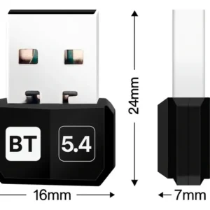 Adaptador Rec Bluetooth 5.4 P/ Computador Até 7 Dispositivos - Imagem 5