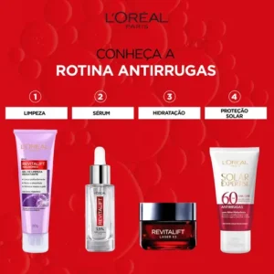 Creme Facial Anti-idade, com PRO-XYLANE e Ácido Hialurônico, Corrige Rugas e Flacidez, Revitalift Laser X3 L'Oréal Paris 50ml - Imagem 8