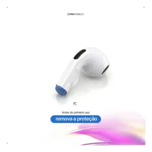 Fone Ouvido Bluetooth 5.4 Sem Fio Estojo De Carregamento Anti Ruido A Prova Dagua Compatível Com Ios Samsung Galaxy Android Tws Wireless Air Premium Microfone Touch Marca Pro Phone See - Imagem 3