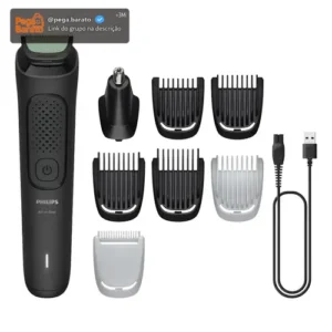 Aparador De Pelos Multigroom 8 Em 1 Mg3917/15 Philips - Imagem 1