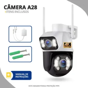 Câmera Segurança Ip Externa Wifi A28 App Icsee À Prova Dágua - Imagem 10