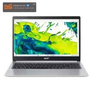 Notebook Acer Aspire 5 A515-45-R043 - AMD Ryzen 5 5500U • 16 GB DDR4 • 512 GB SSD • Tela 15,6" FHD IPS • Windows 11 Home • Wi-Fi 6 - Imagem 1