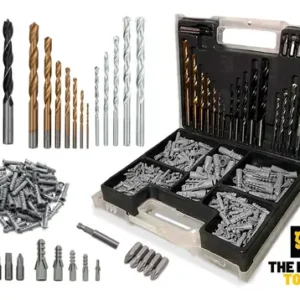 Kit Jogo De Ferramentas 129 Peças Com Jogo De 40 Soquetes Chaves E Kit 300 Peças Brocas E Buchas The Black Tools - Imagem 5