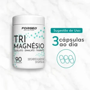 Tri Magnésio Quelato Dimalato Taurato 90 Cápsulas Alta Absorção - Forged Nutrition - Imagem 6