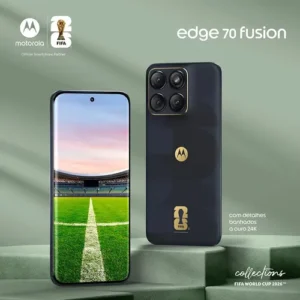 Smartphone Motorola Edge 70 Fusion 5g Fifa World Cup Collection - 256gb 24gb (8gb Ram + 16gb Ram Boost), Camera 50mp Sony Lytia 710, Tela 1.5k Extreme Amoled - Grafite - Imagem 4