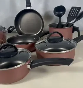Conjunto Panelas Antiaderente 10 Peças Teflon Várias Cores - Imagem 17