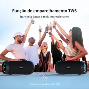 Caixa De Som Bluetooth Mifa A90 Potência 60w Cor Preto - Imagem 6