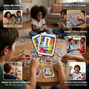 Kit Com 100 Envelopes Lacrados Para Colecionar Figurinhas da Copa Do Mundo FIFA 2026 Panini - Imagem 3