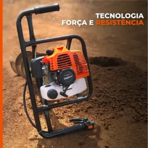 Perfurador Solo Trado Gasolina com 3 Brocas Extensão 1,20m Carbon Fak Laranja - Imagem 3