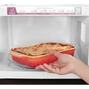 Micro-ondas Electrolux de bancada Branco com Função Tira Odor e Manter Aquecido 34L MEO44 - Imagem 9