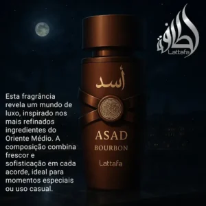 Perfume Árabe Asad Bourbon 100ml Lipx - Imagem 4