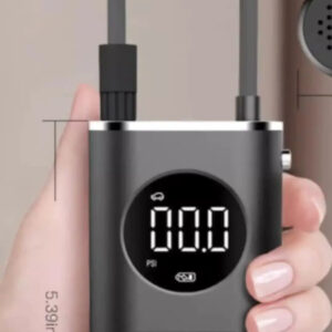 Mini Compressor De Ar De Bomba De Pneu Inflável Sem Fio B&G Preto 60 Hz Monofásica - Imagem 2