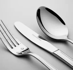 Faqueiro Tramontina 24 Peças Inox Jogo De Talheres Completo 6 Pessoas, Resistente, Não Enferruja, Fácil Limpeza, Kit Talheres Inox Premium Para Cozinha, Mesa Posta E Dia A Dia - Imagem 5
