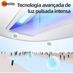Depilador A Laser Luz Pulsada IPL Basike Sensacao Gelo Indolor Depilacao Definitiva 1 Milhao Disparos 9 Niveis Rosto Corpo aparelho depilacao feminino depilação a laser laser depilacao depilacao intim - Imagem 10