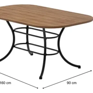 Conjunto Sala De Jantar Carraro Com Mesa E 6 Cadeiras Preto Fenix Carraro - Imagem 5