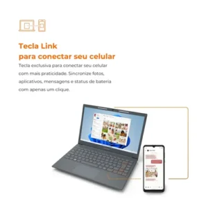 Notebook Positivo Vision C14 8gb 128gb 14 Hd Windows 11 Cinza - Imagem 10