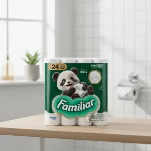 Papel Higiênico Familiar Folha Dupla 24 Rolos - Imagem 4