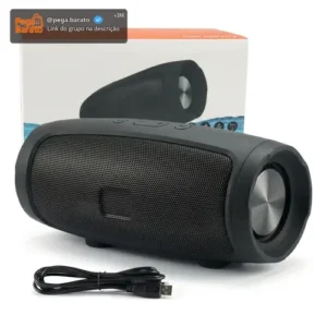 Caixa Caixinha De Som Bluetooth Pendrive Fm Sd Portátil 20w - Imagem 1
