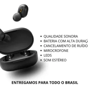 Fone De Ouvido Bluetooth 5.0 Xiaomi Redmi AirDots 2 - Imagem 5