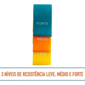 Kit Mini Band Com 3 Níveis De Resistência Acte Sports T71 - Imagem 6