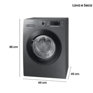 Lava E Seca Samsung Wd11m Com Digital Inverter Inox 11kg Cor Inox look - Imagem 7