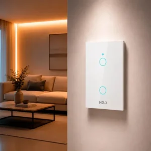 Interruptor Inteligente Smart Wi-fi 2.4 GHz Alexa google 2 Botões 4x2 Bivolt Branco Cod: 291990374 Neo Avant - Imagem 4