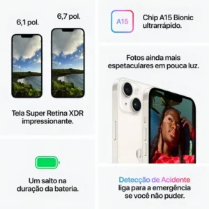Apple iPhone 14 (128 GB) - Estelar - Excelente (Recondicionado) - Imagem 9