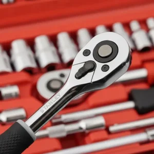 Kit Ferramentas Soquetes 46 Peças Com Catraca Reversível - Imagem 4