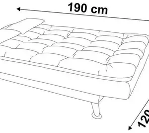 Sofá-cama 3 Lugares Casal Premium Suede Cinza Cinza Florido - Imagem 8