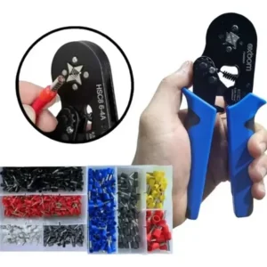 Kit Elétrico Profissional Com Alicate Decapador, Crimpador - Imagem 7
