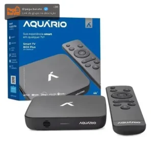 Smart box Aquário plus STV-3000 4k padrão preto - Imagem 1