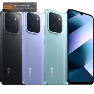 Celular Xiaomi Poco C85 Nfc 128gb Versão Global 6+6gb Ram - Imagem 1
