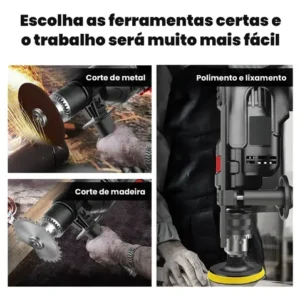 Furadeira De Impacto Elétrica Genérica Compacta - Imagem 2